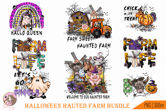 Download Halloween Haunted Farm Bundle - Farm bundle Collection