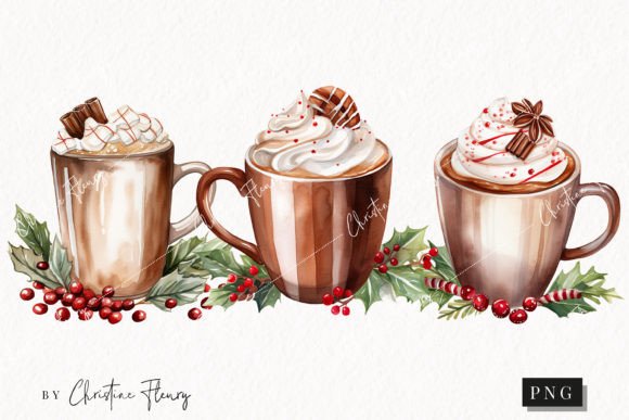 Download Watercolor Hot Cocoa Clipart - Hot cocoa clipart Collection