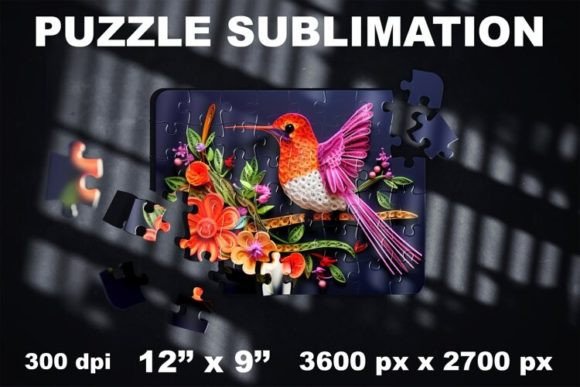 Download Flower Hummingbird Printable Puzzles - Hummingbird printable Collection