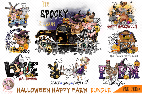 Download Halloween Happy Farm Bundle - Farm bundle Collection