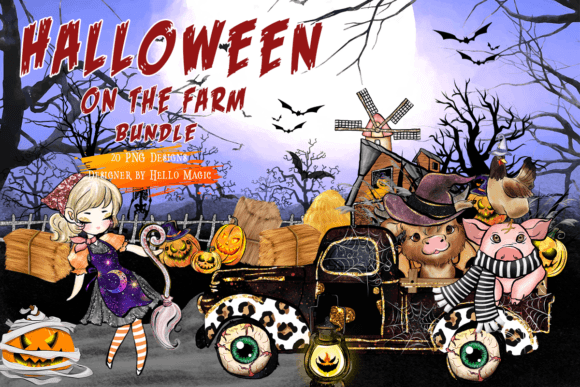 Download Halloween on the Farm Bundle - Farm bundle Collection